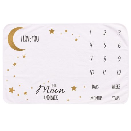Echo Baby Milestone Blanket Soft Plush Fleece Memory Blanket Buy Online In South Africa Takealot Com