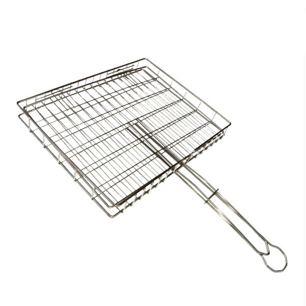 Stainless Steel Folding Braai Grid (430x340x45mm)