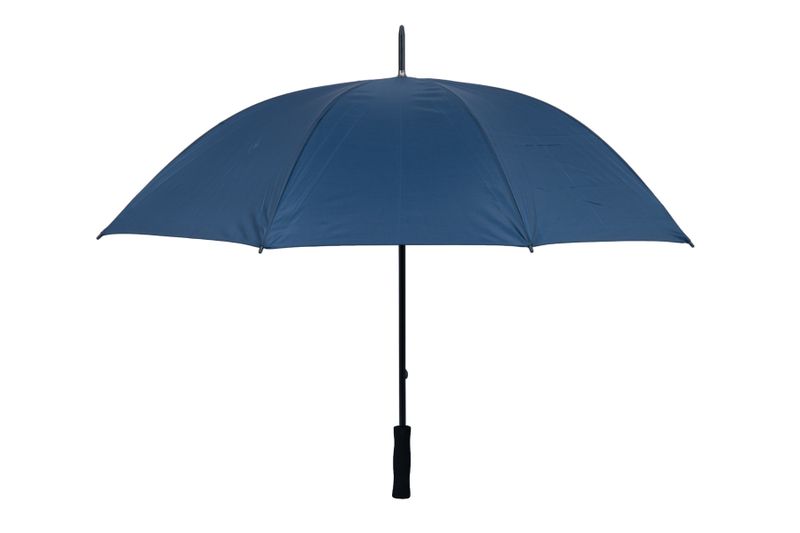 Rib Golf Umbrella Blue and Black 730 mm