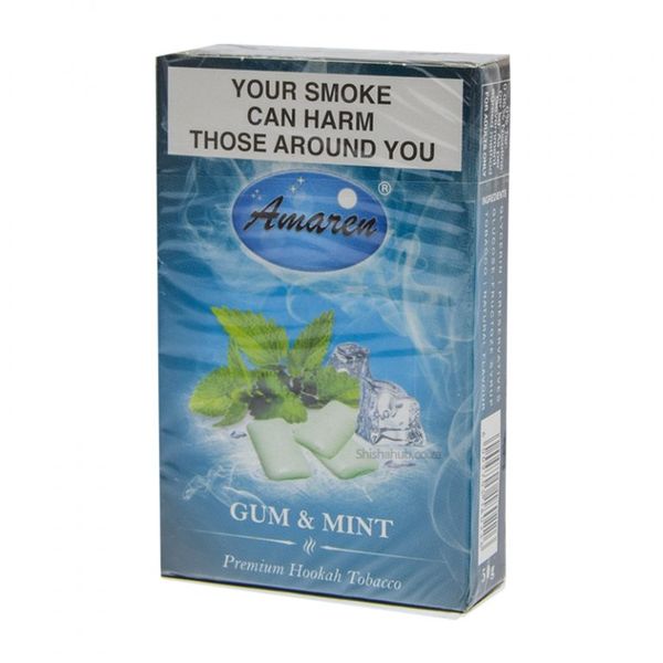 Amaren Hookah Flavour Carton - Gum &amp; Mint (10 x 50g)