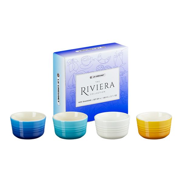 Le Creuset The Riviera Collection Set of 4 Mini Ramekins