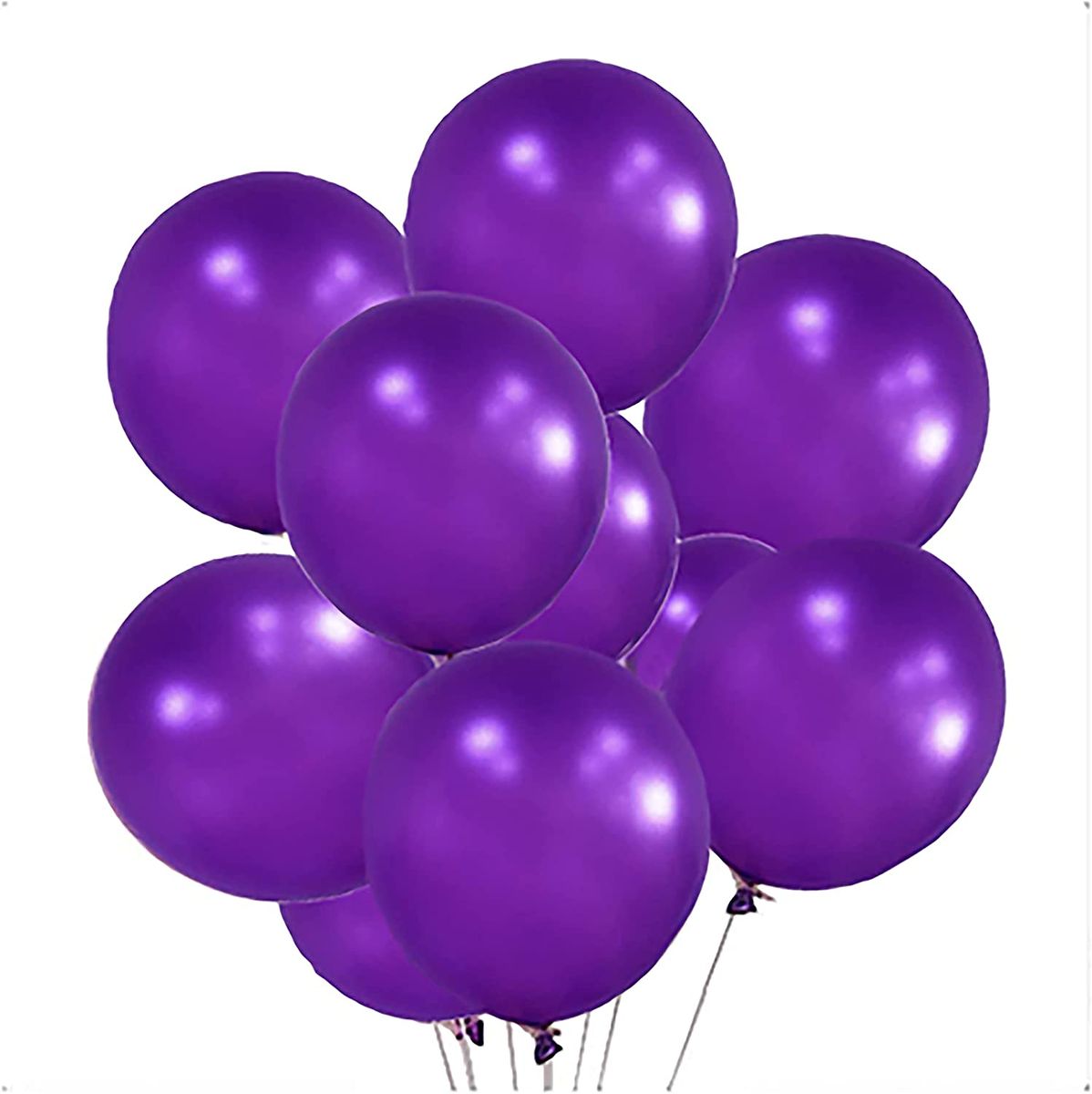 10 Shiny Dark Purple Balloons | Shop Today. Get it Tomorrow! | takealot.com