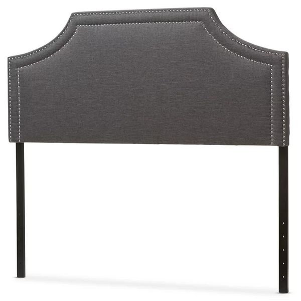 Albee Edenbrook Upholstered Headboard in Dark Grey Beige