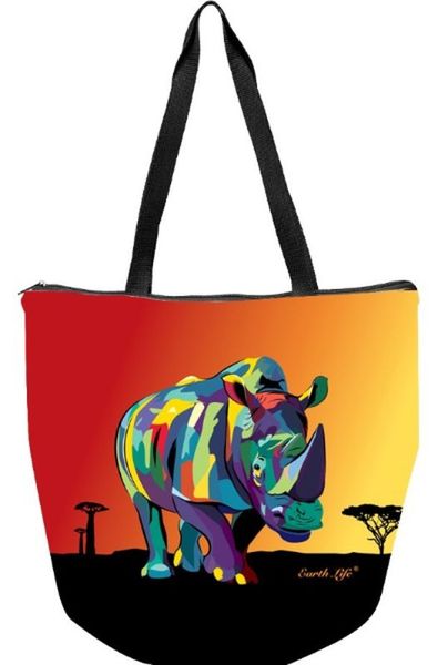 Inspirit Earth Life Rhino - Tote Bag