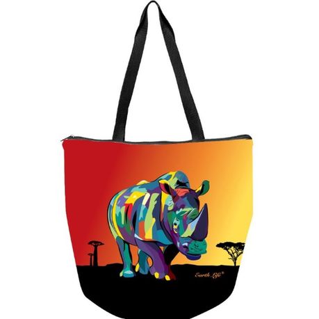 Inspirit Earth Life Rhino - Tote Bag Image