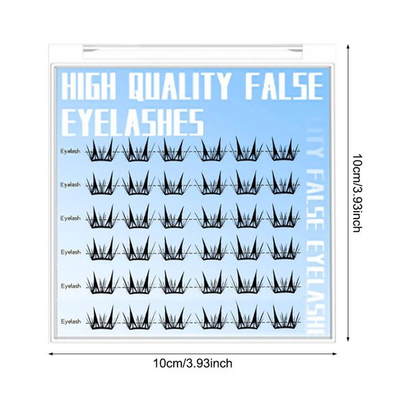 Natural Cosplay No Glue Need Eyelash Clusters False Eyelashes