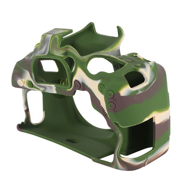 Silicone Camera Cover Compatible with Canon 850D, Camouflage