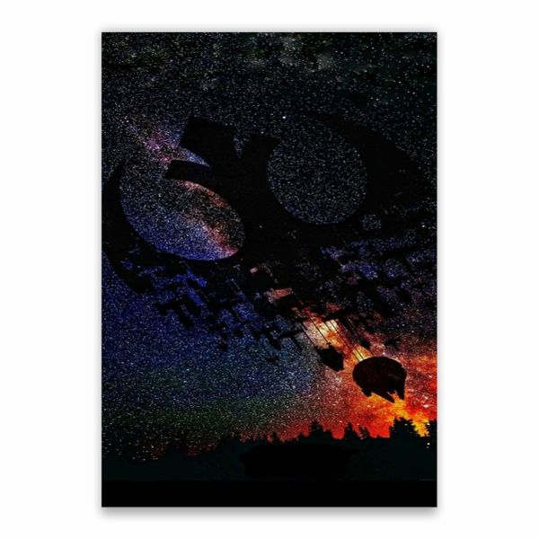 Rebel Symbol In The Sky Poster - A1