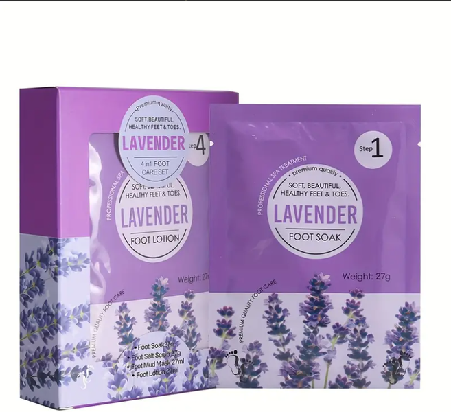 Foot Bath soak Salts kit Lavender Epsom Salts Tea Tree