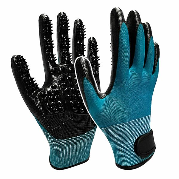 Pet Grooming Silicone Hair Removal Gloves