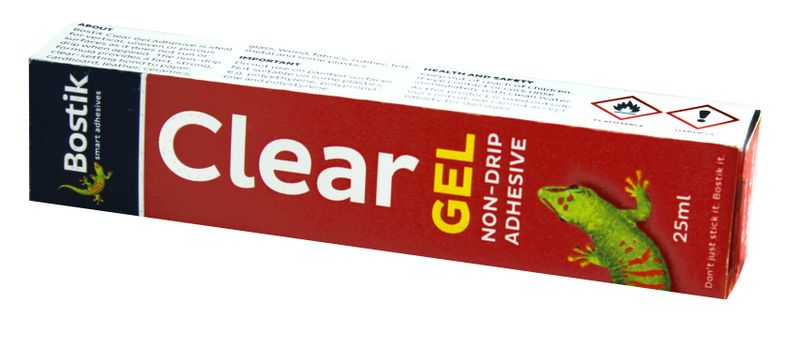 Bostik Clear Adhesive Glue 2 x 25ml Value Pack
