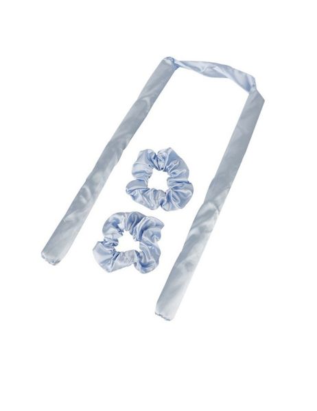Heatless Curling Rod Headband Blue image