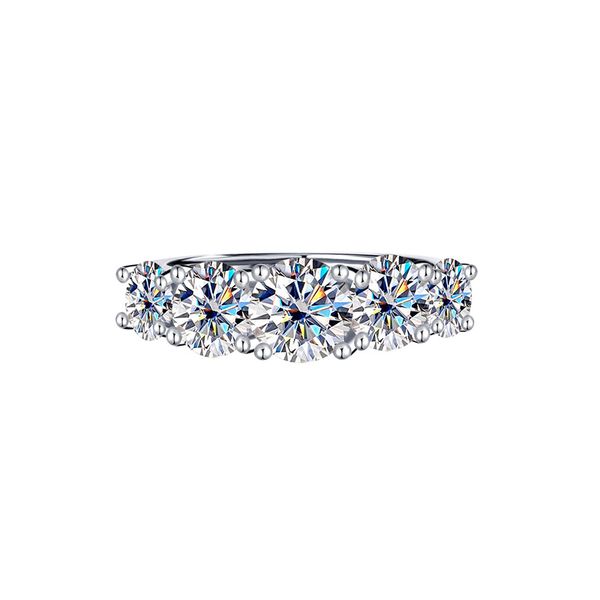 S925 Silver D Color Moissanite Simulated Ring