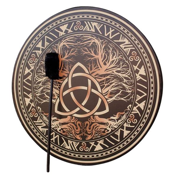 25cm Handmade Shaman Drum, Spirit Music Tool For Adults