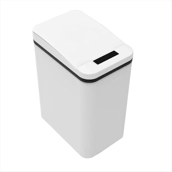 Non-Contact Bathroom Trash Can Automatic Motion Sensor Trash Can (A)