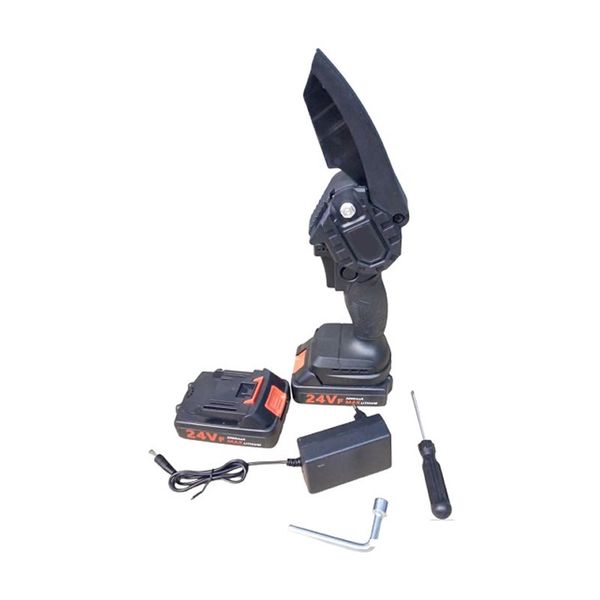 Electric Chainsaw With Two 24V Lithium Battery 3000MAh -JG1086