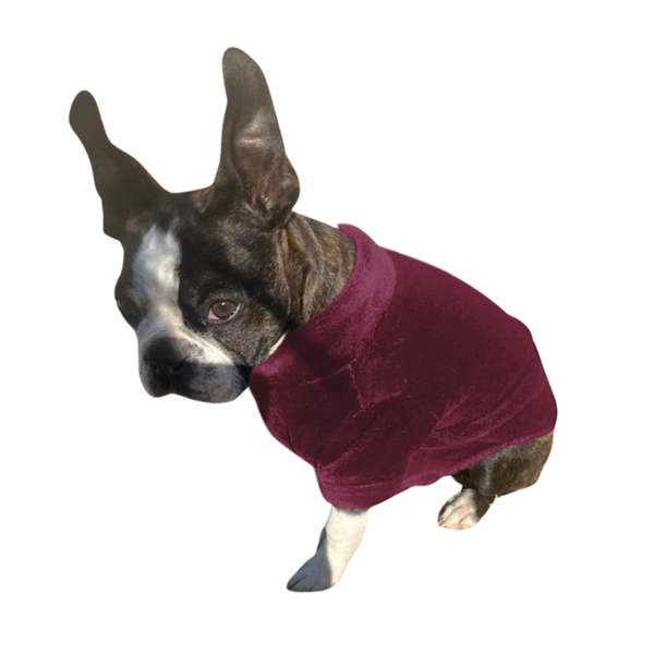 Dog Jersey - 2 Pack - Mongolian Fleece - Maroon