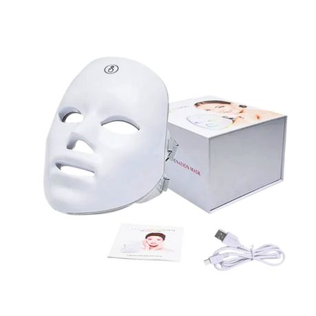 Teckwe Cordless 7 Color LED Face Light Therapy Mask Device Image