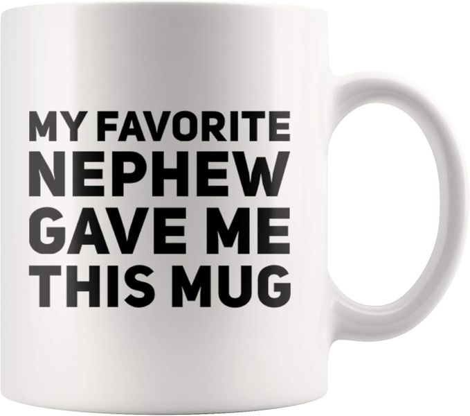 Favorite nephew-Father's day-Mother's day-Valentines-Christmas Mug