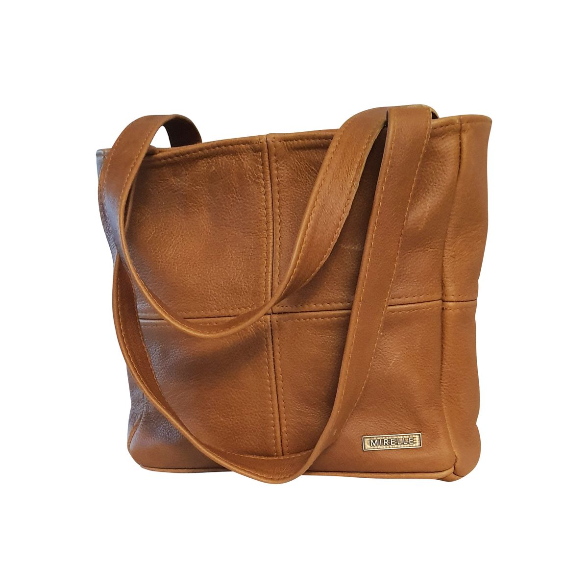 Mirelle Genuine Leather Classic Shopper Handbag Small Shop Today