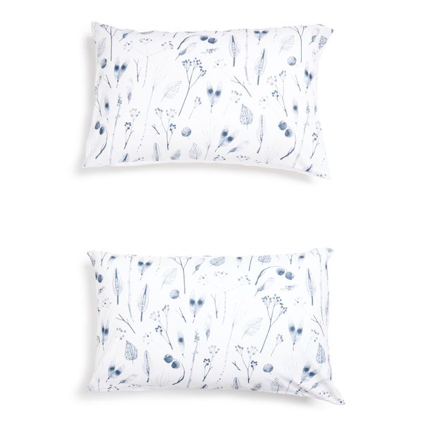 George &amp; Mason - Vintage Dried Flowers Pillowcase - Set of 2