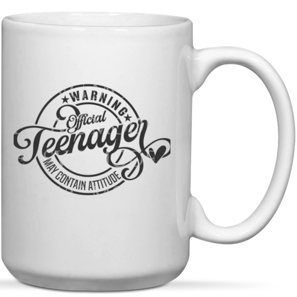 Warning Official Teenager13th Birthday Gift Mug