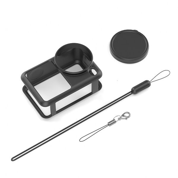 Silicone Case Lens Cover &amp; Lanyard Compatible with DJI Action 6