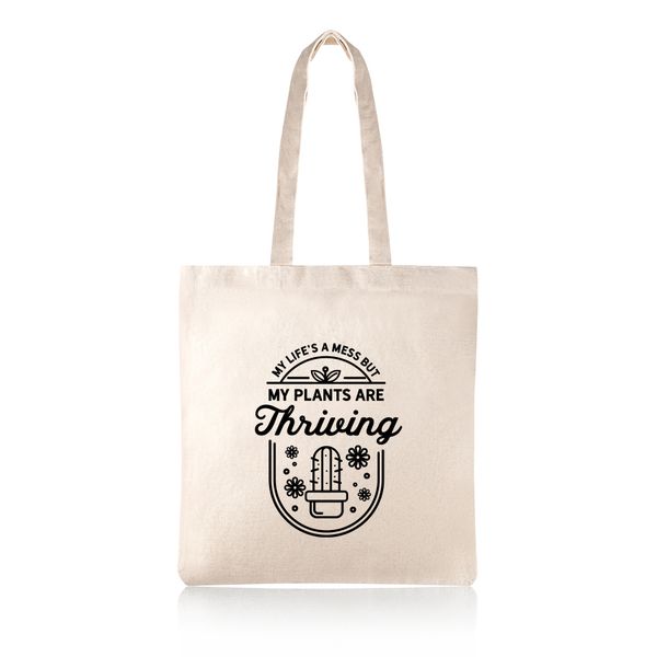 Plants Are Thriving Cotton Shopper Tote Bag