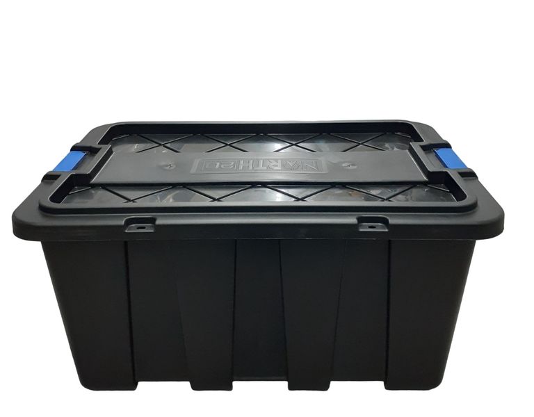 Polypropylene Storage Boxes Black 150 L