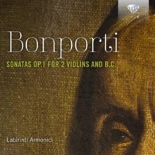 Bonporti: Sonatas, Op. 1 for 2 Violins and B.c. (CD / Album)
