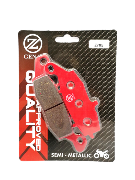 Gen-Z Semi-Metallic Front Brake Pads (Z705) Univ image