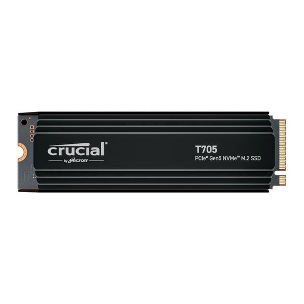 Crucial T705 4TB M.2 NVMe Gen5 with Heatsink NAND SSD