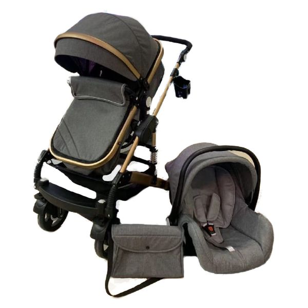 3 Piece Baby Stroller - Carry About Car Seat - Baby Bag
