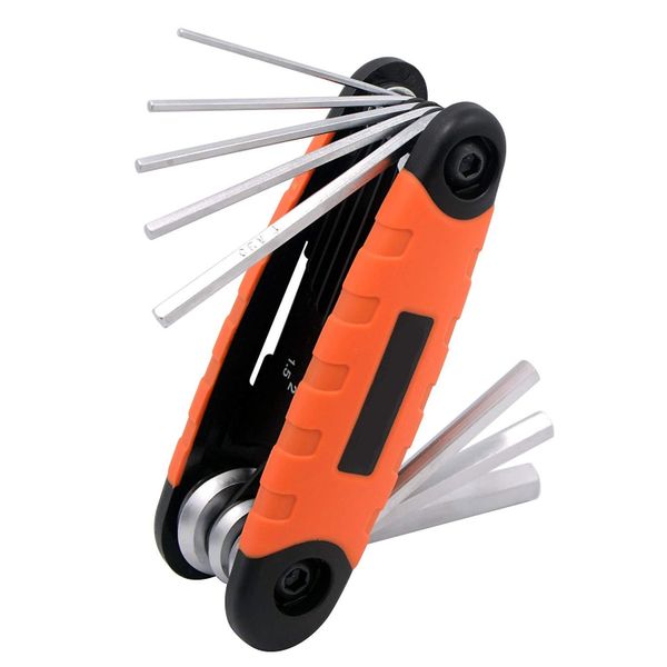 FI- Folding Hex Key Set Metric 8 Pieces
