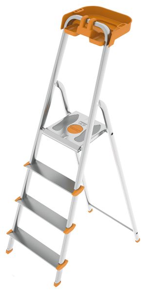 Colombo 84cm 4-Step Non-Slip Wide Platform Ladder with Tools Case - Attica