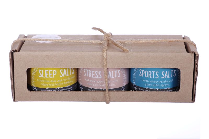 Beyond Wellness Gift Set Healing Bath Salts - Tubs (Sleep, Stress &amp; Sports)