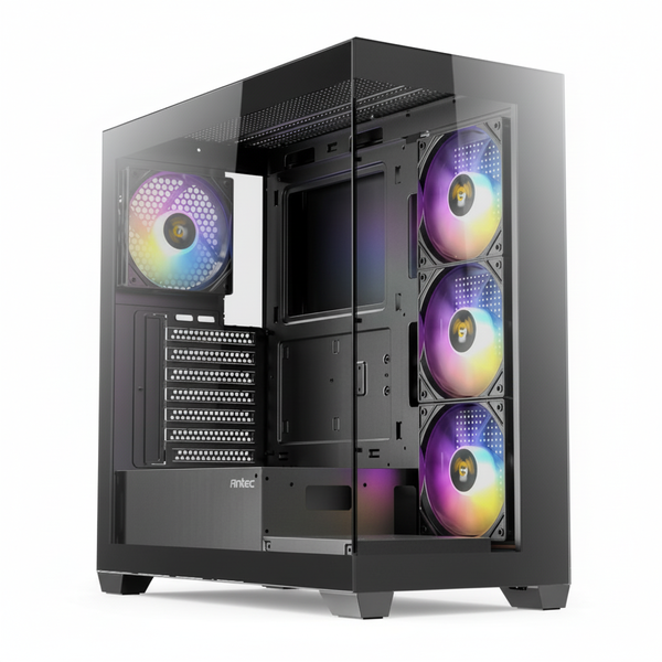 Antec Mid-Tower Gaming Chassis with ARGB for ATX, Micro-ATX, ITX