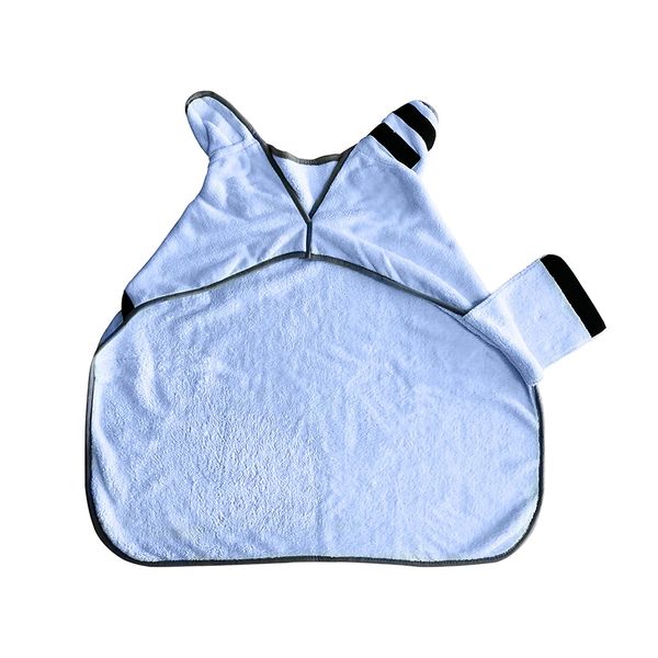 Pet Robes Dog Bathrobe Pet Towel Drying Coat Fast Dry Dog Bag-Size M