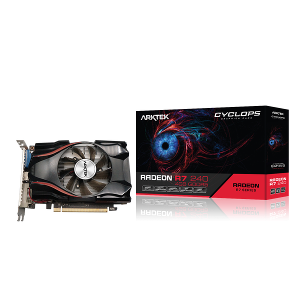 Arktek AMD Radeon R7 240 4GB GDDR5 128-bit HDMI / DVI / VGA Graphics Card
