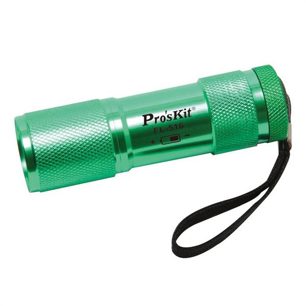PRK FL-516 LED Flashlight - Compact, Durable, and Water-Repellent