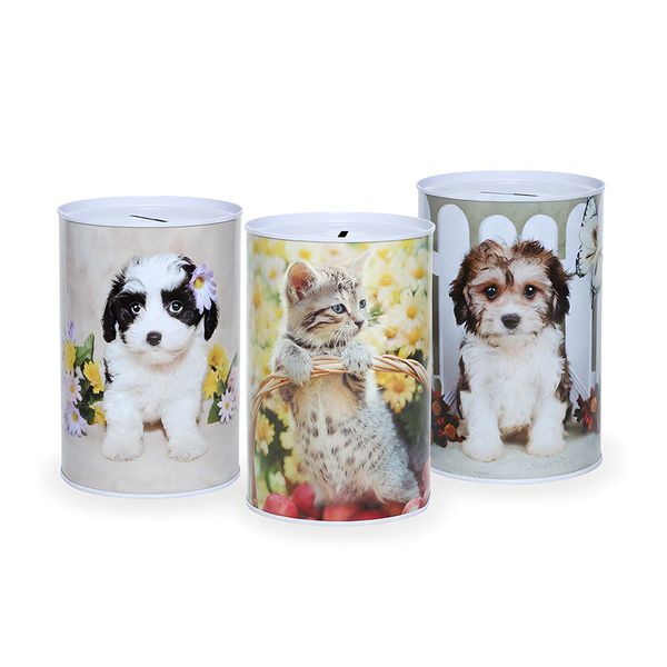 Large Cute Pets Coin/Money Saving Piggy Bank In 3 Designs