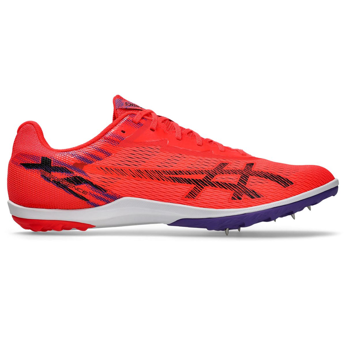 Asics Unisex Resurgence XC Track & Field Shoes - Flash Red/Black