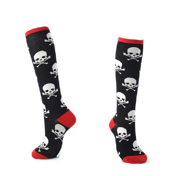 Women's Knee Socks - Skull