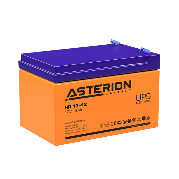 Asterion HR12-12 12v 12ah Rechargeable Battery