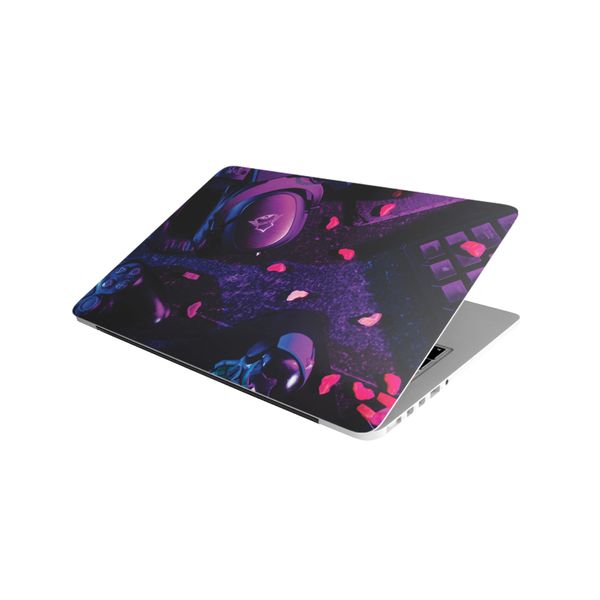 Laptop Skin/Sticker - Purple Blue Gaming