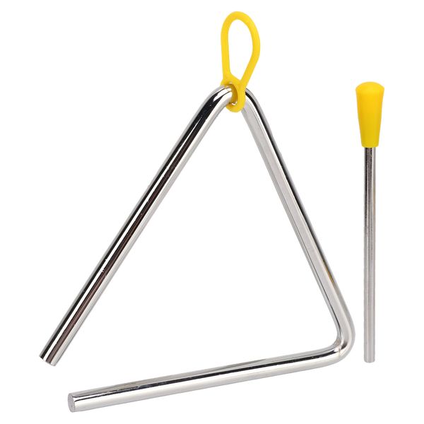 Hand Percussion Triangle Metal Easy Play with Striker