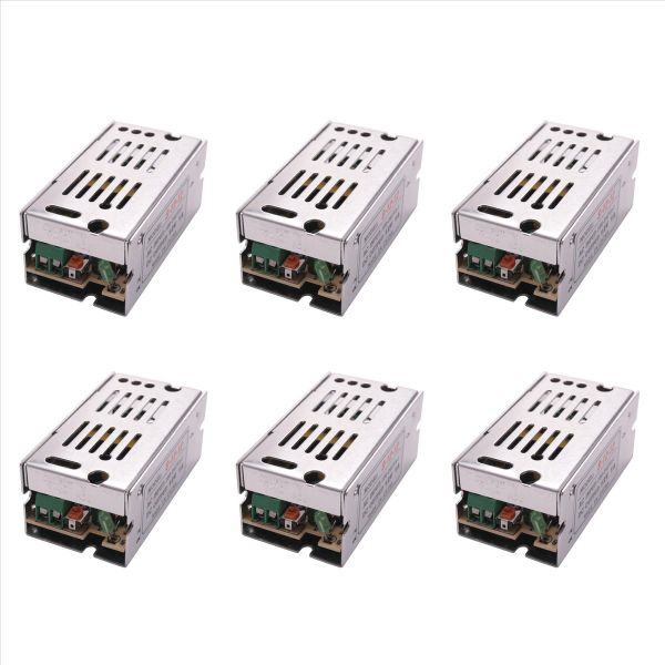 6X Voltage Transformer Power Supply AC 110/220V to DC 12V 1A Silver