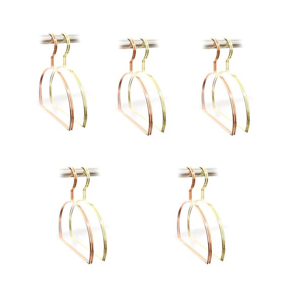 10Pcs Scarf Belt Round Clothes Hangers Creative Metal Round Hanger