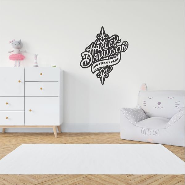 Motor Harley Davidson Logo Tribal wall decal