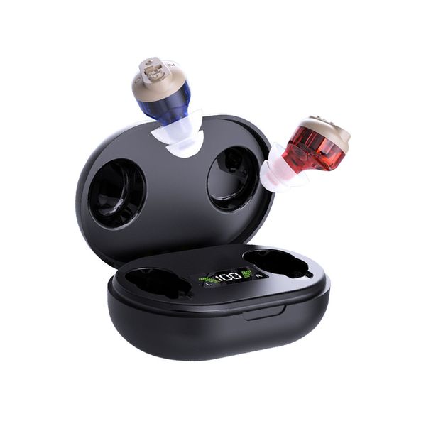 Rechargeable Sound Amplifier for Elderly Anti-Howling